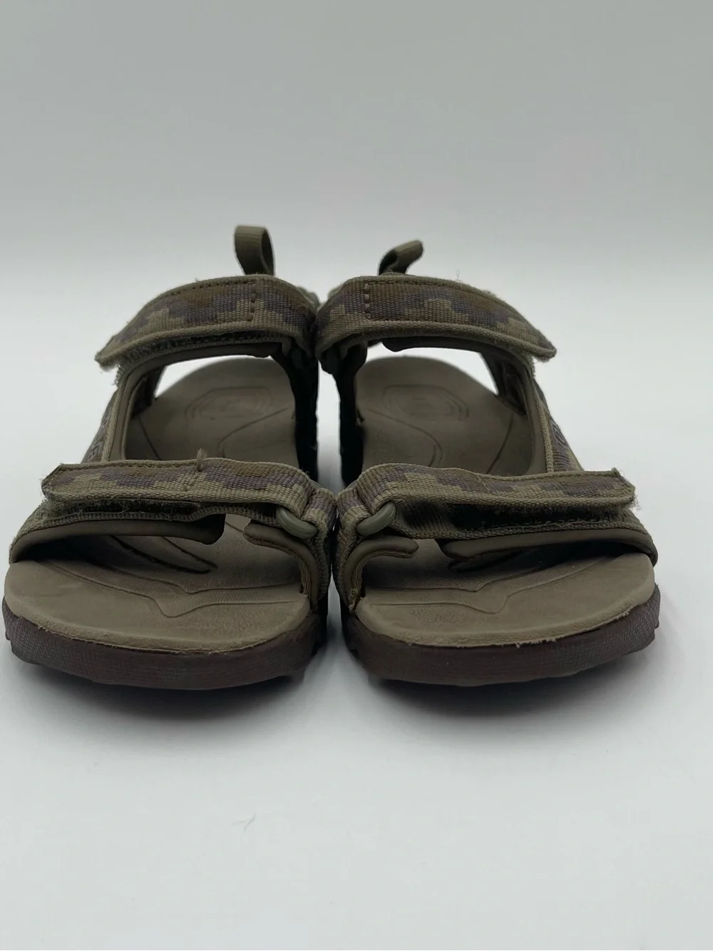 Teva Tanza Camouflage Nature Hiking Sandals Kids Unisex Size 12 Summer